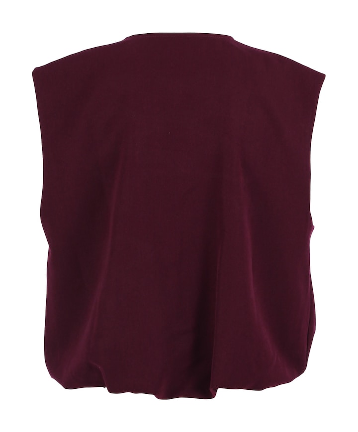Dames gilet bordeaux