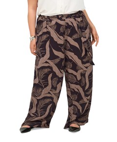 CARVILMA CULOTTE AOP dames broek bruin