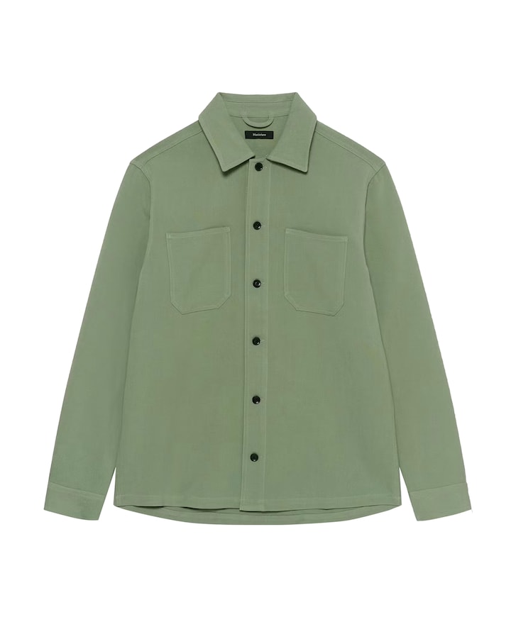 Heren overshirt groen