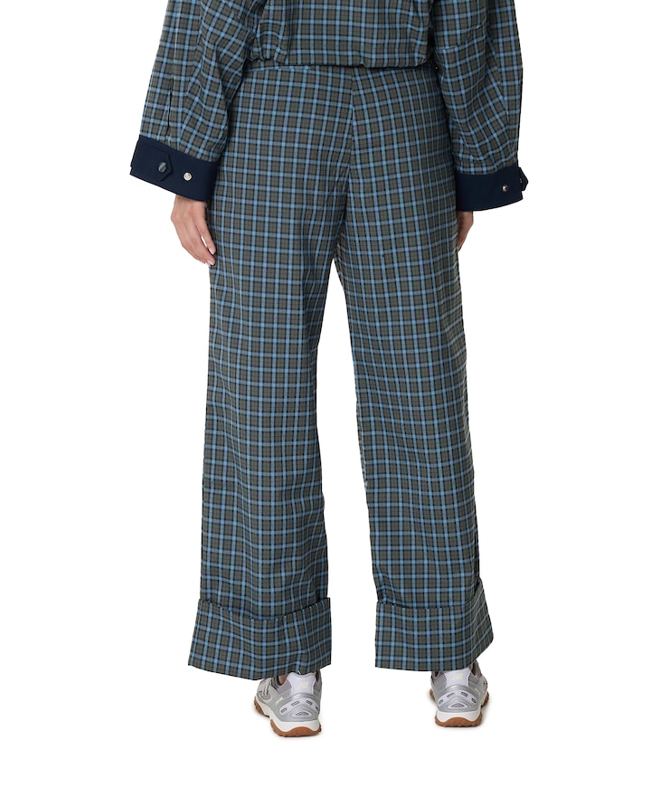 2-Pierce dames broek groen