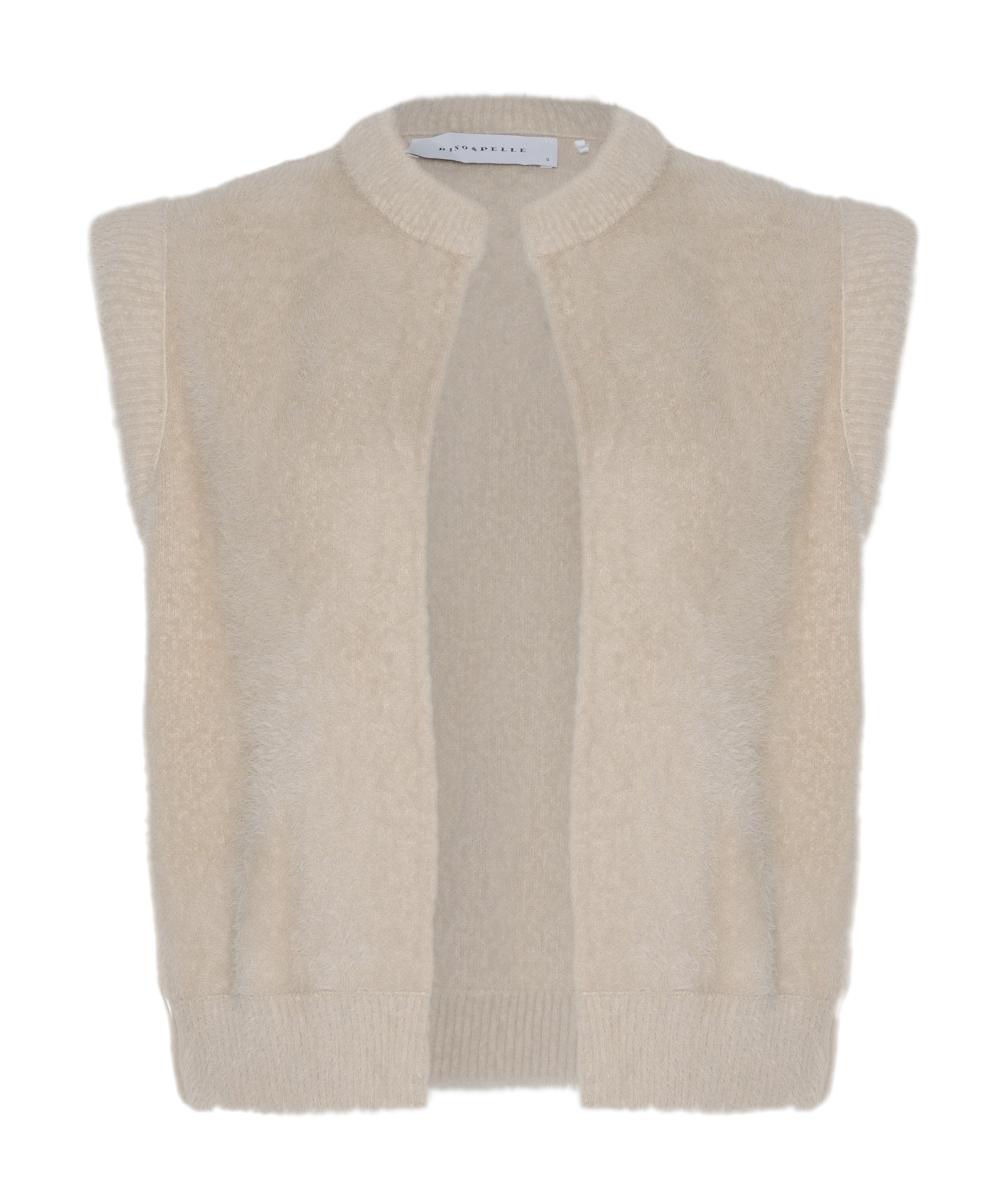 Dames gilet beige