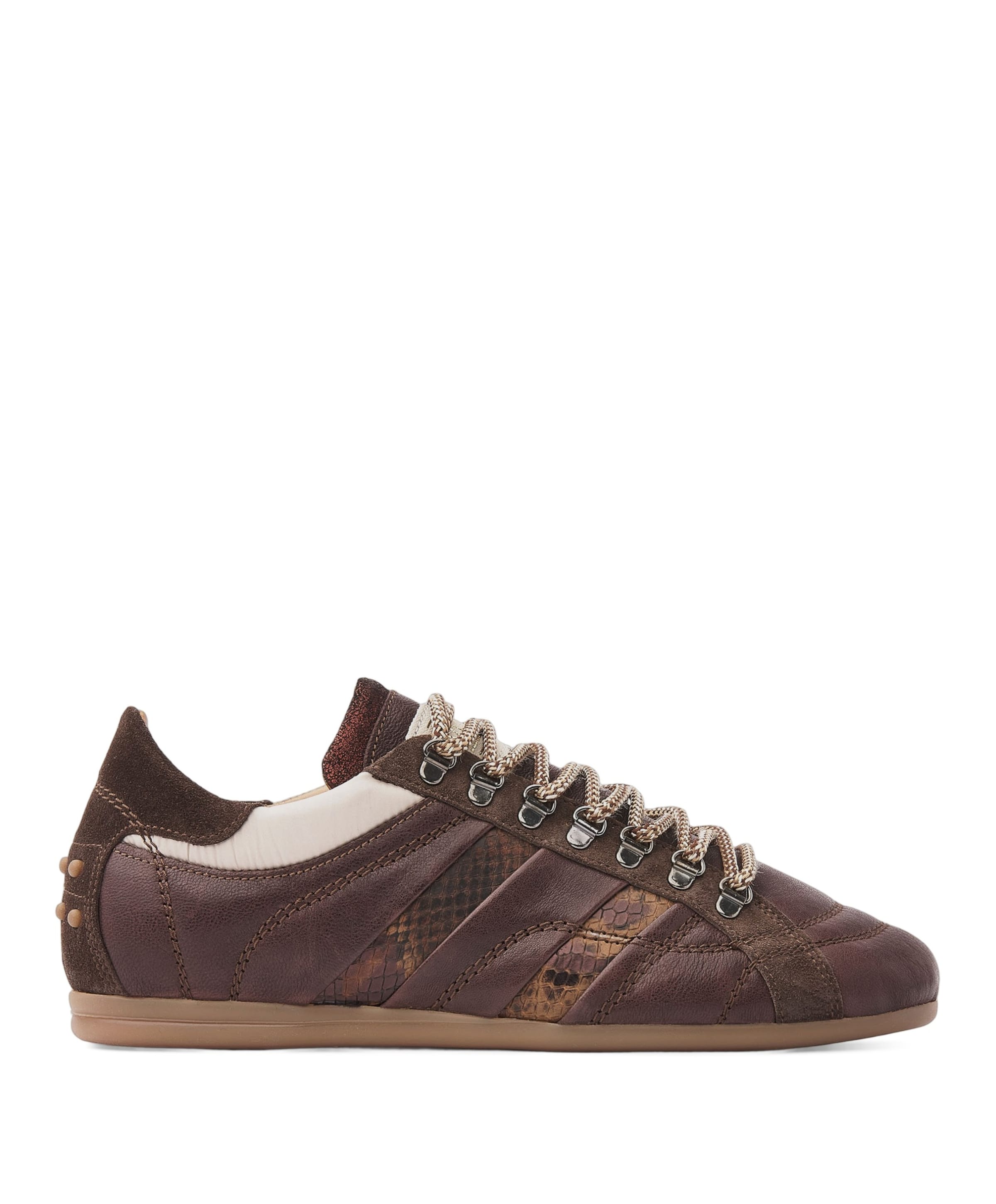 June Jackie dames sneakers bruin