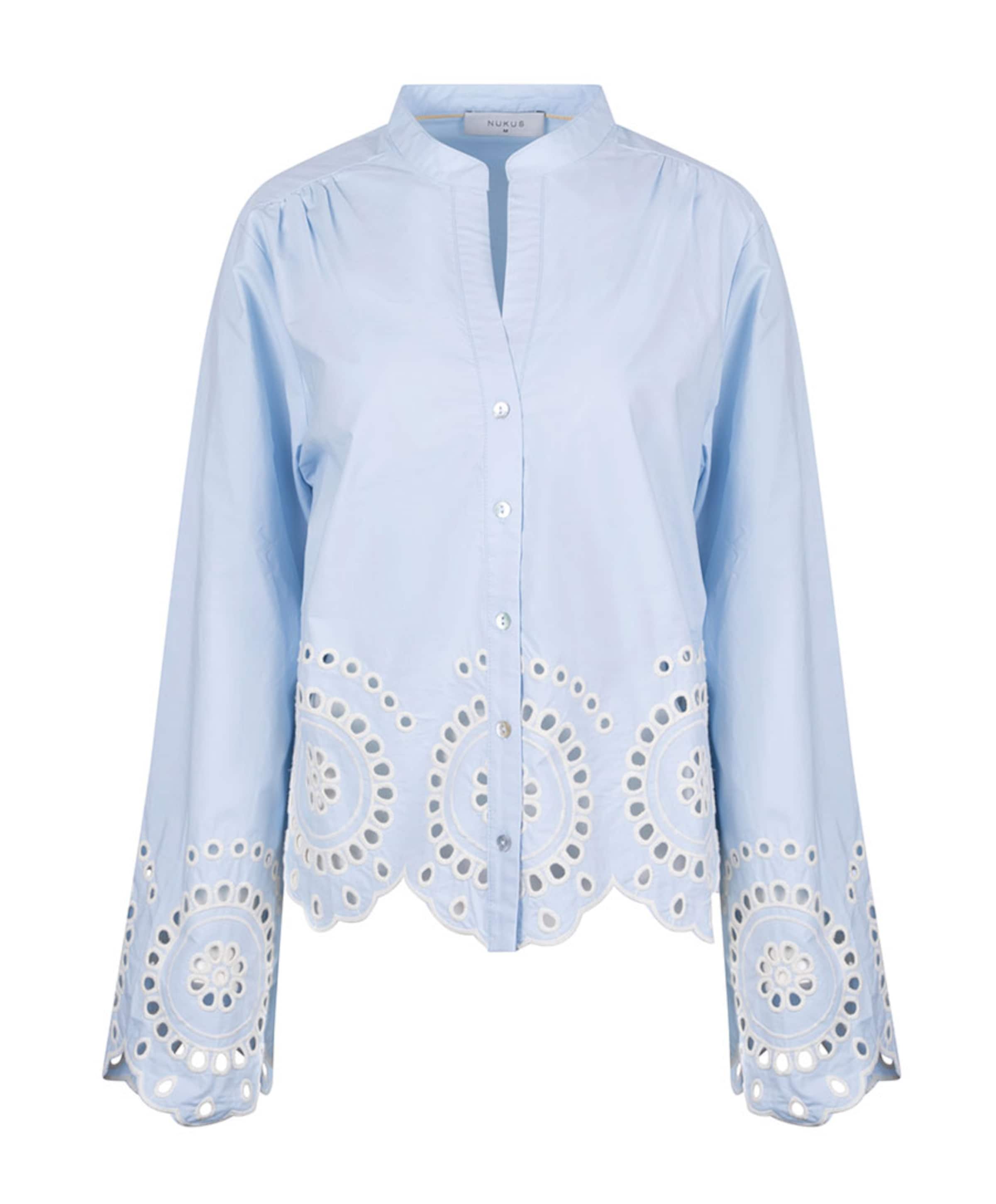 Dames blouse blauw