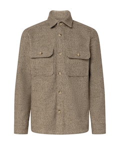 Heren overshirt beige