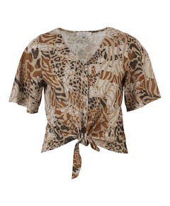 Dames blouse beige