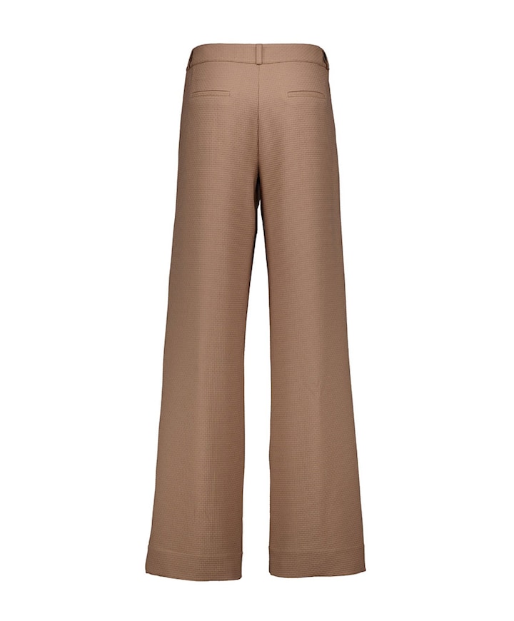 Lexie waffle dames broek beige