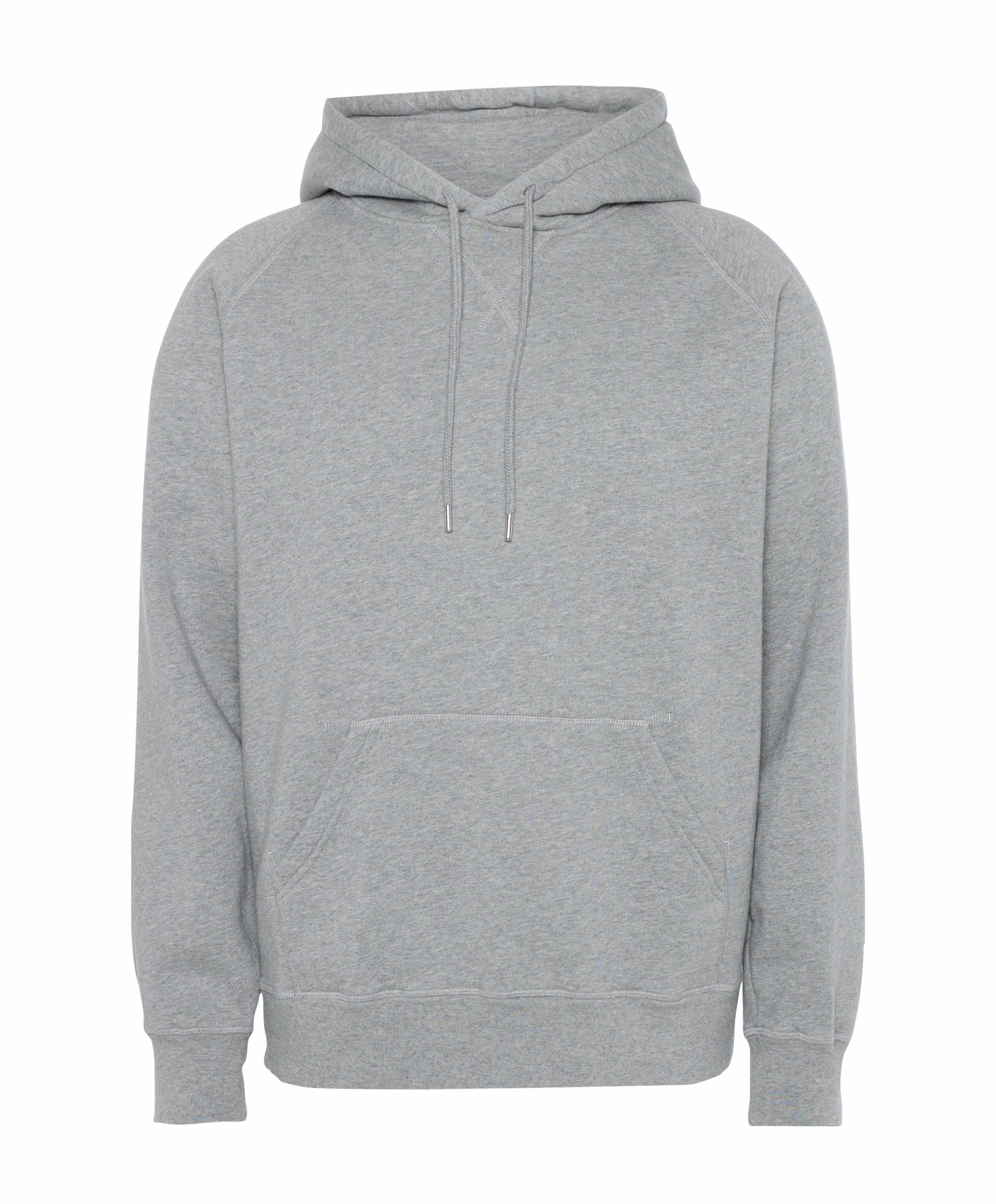 Heren hoodie grijs