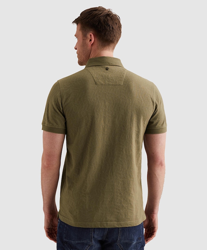 Heren polo groen
