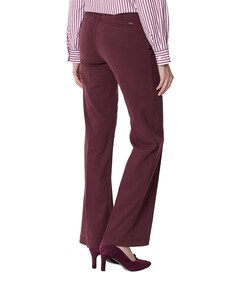 Pull On Slim dames broek bordeaux