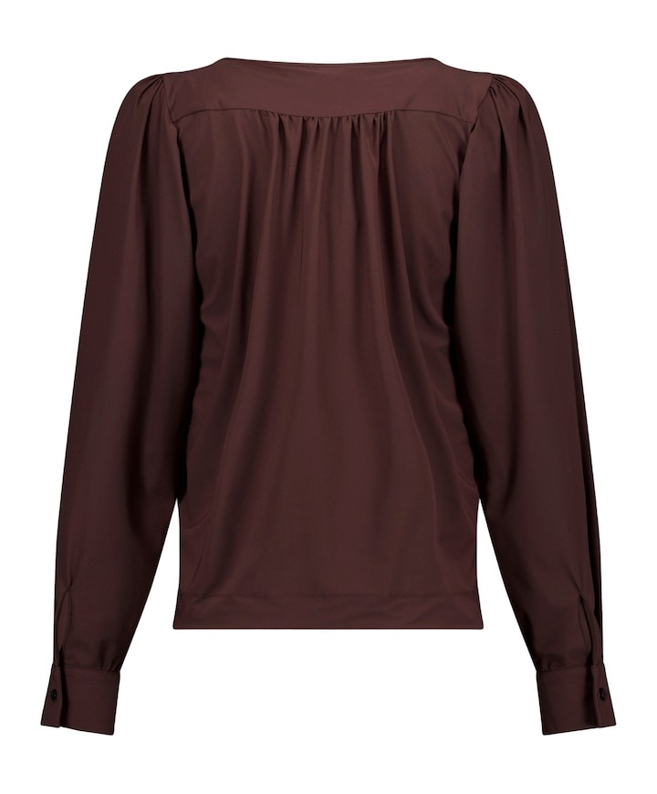 Dames top bruin