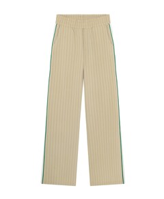 Wide Pinstripe meisjes broek beige