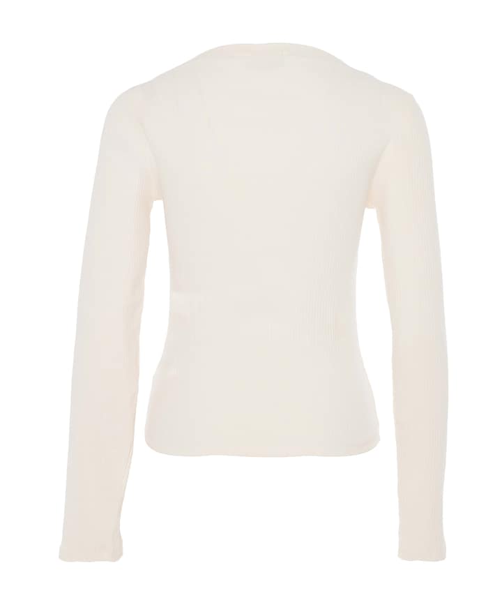 Dames longsleeve ecru