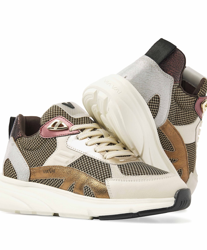 Vic Harmony dames sneakers beige