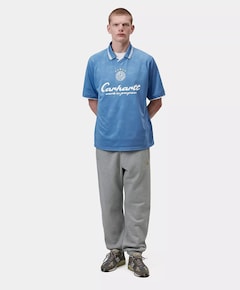 Heren polo blauw