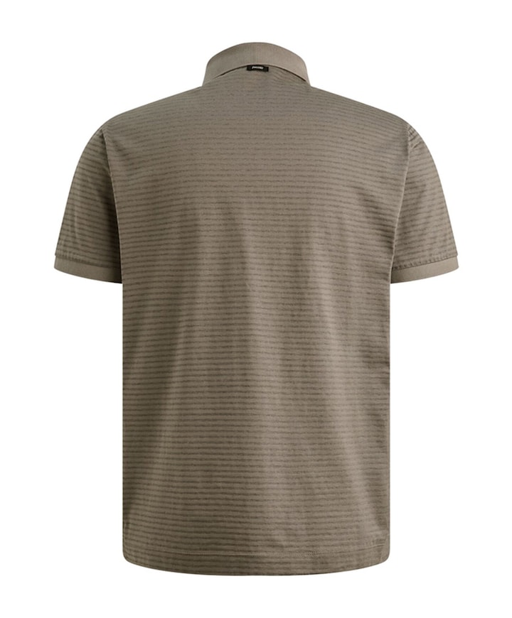 Heren polo grijs