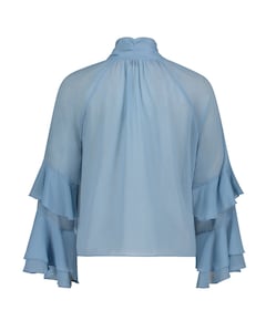 Dames blouse blauw