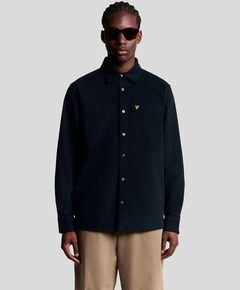 Heren overhemd lange mouw blauw