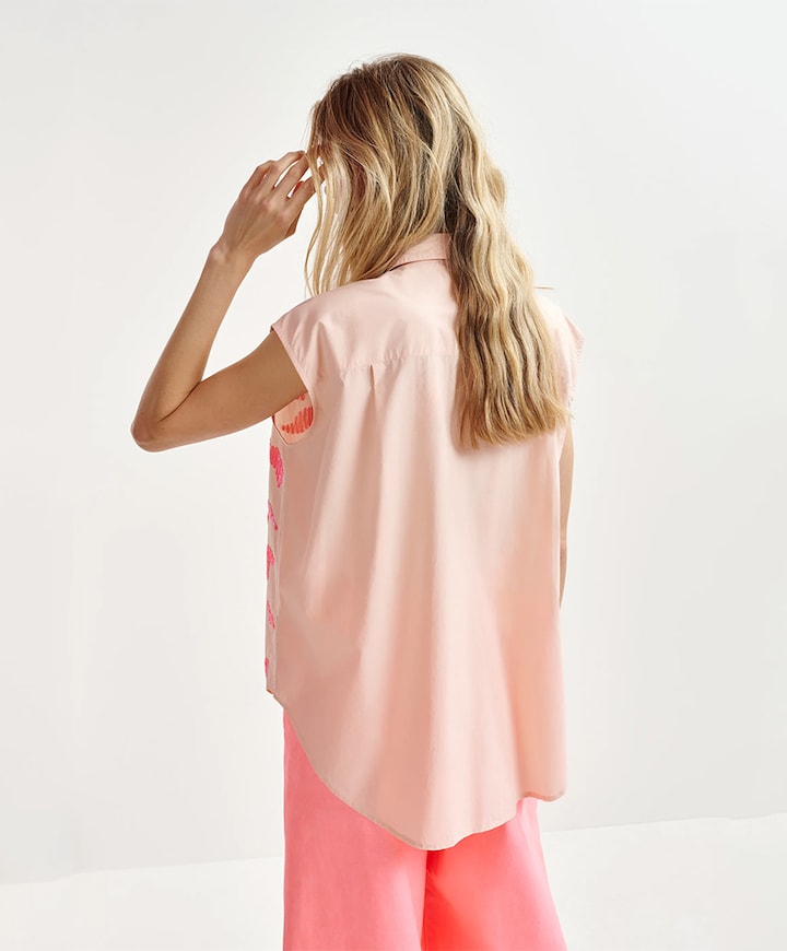 Blouse oranje
