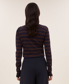 Dames longsleeve bruin