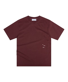 Heren T-shirt bordeaux