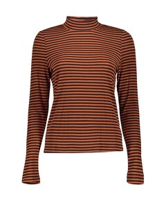 Dames longsleeve bruin