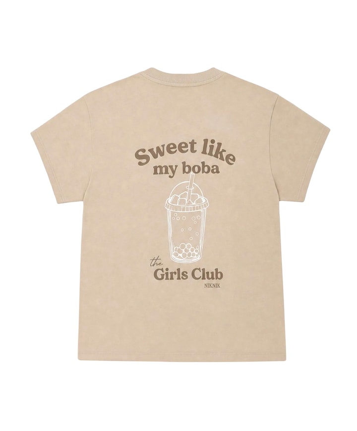Meisjes T-shirt beige