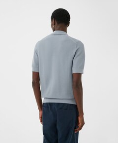 Heren polo blauw