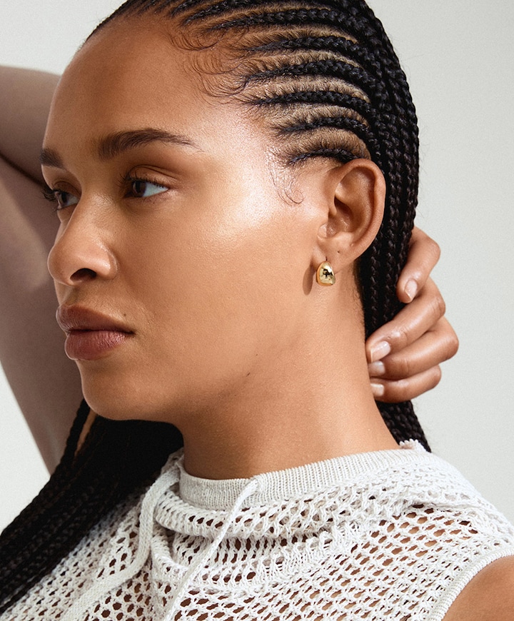 Dames oorbellen goud