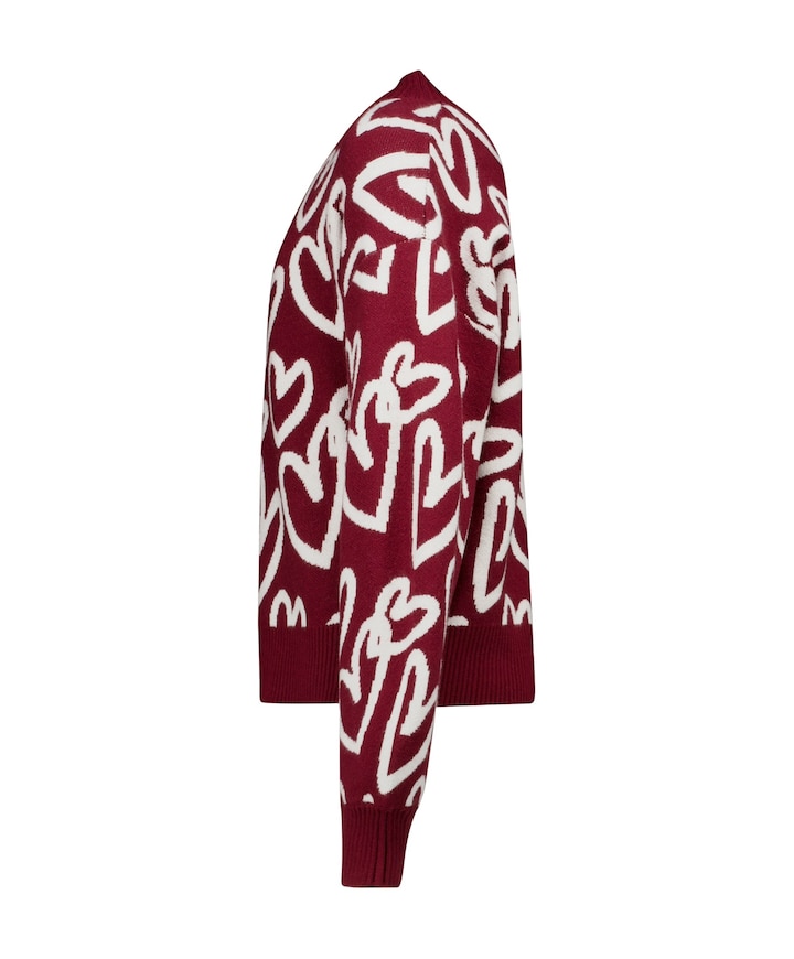 Meisjes trui bordeaux