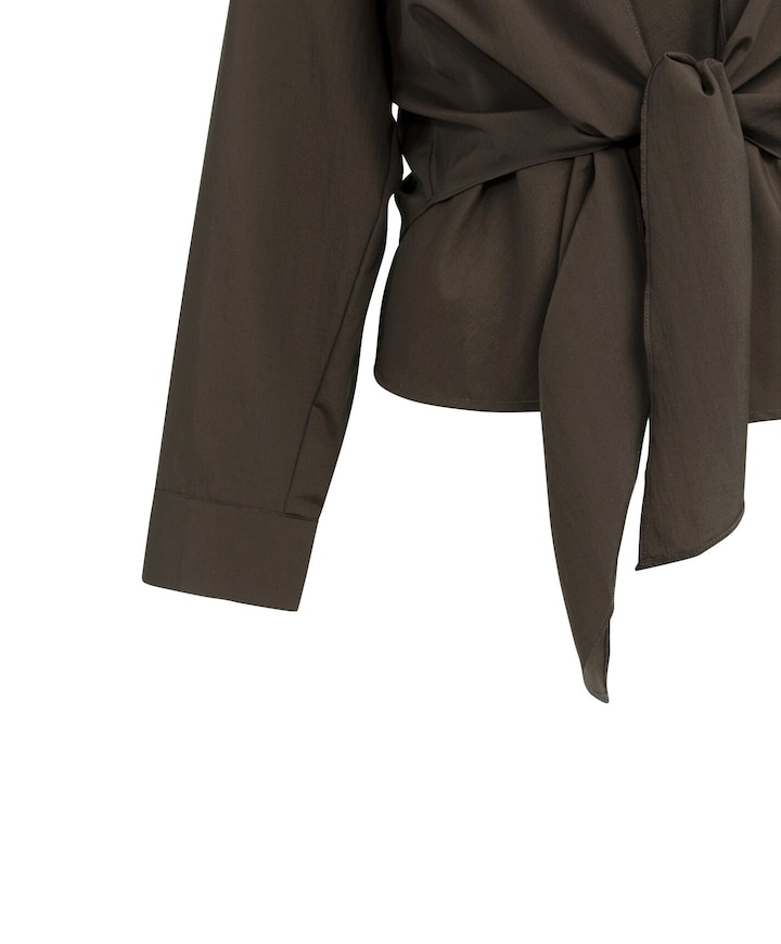Dames blouse bruin