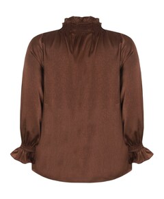 Dames blouse bruin