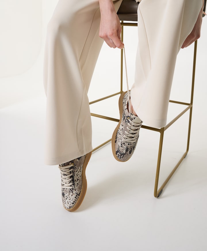 dames sneakers beige