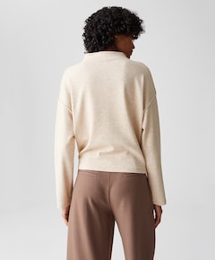 Dames longsleeve beige