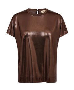 Dames t-shirt bruin