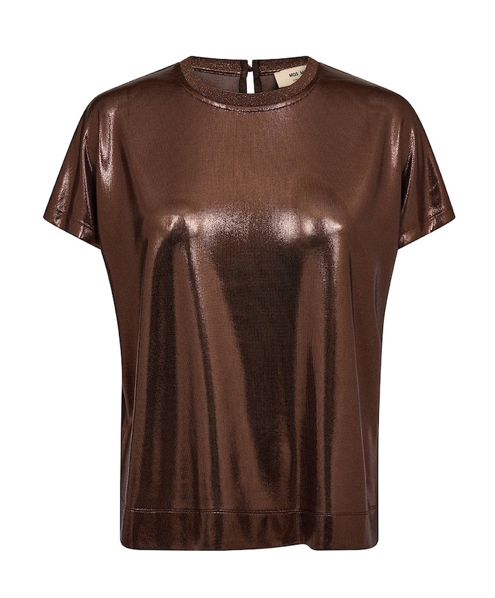 Dames t-shirt bruin