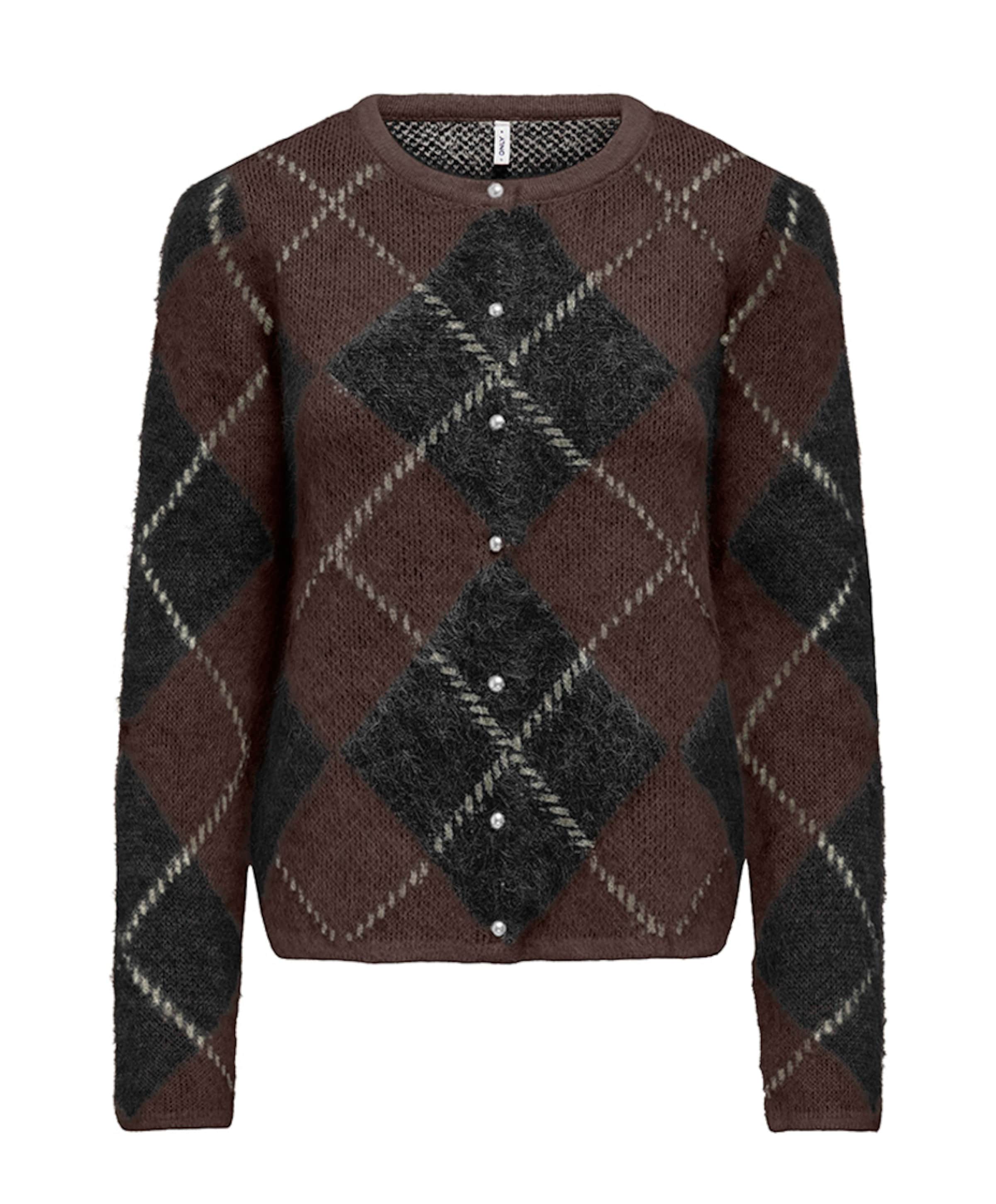 Dames vest bruin