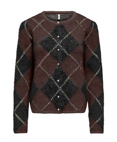 Dames vest bruin