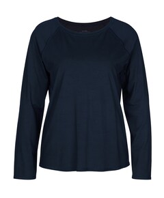 Dames pyjamatop blauw