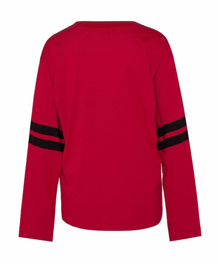 Dames longsleeve rood