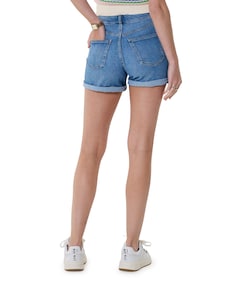 ONLJOSEPHINE STRETCH SHORTS DNM AZG dames korte broek blauw