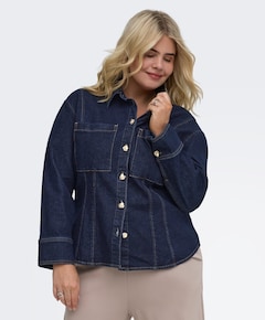 Dames blouse blauw