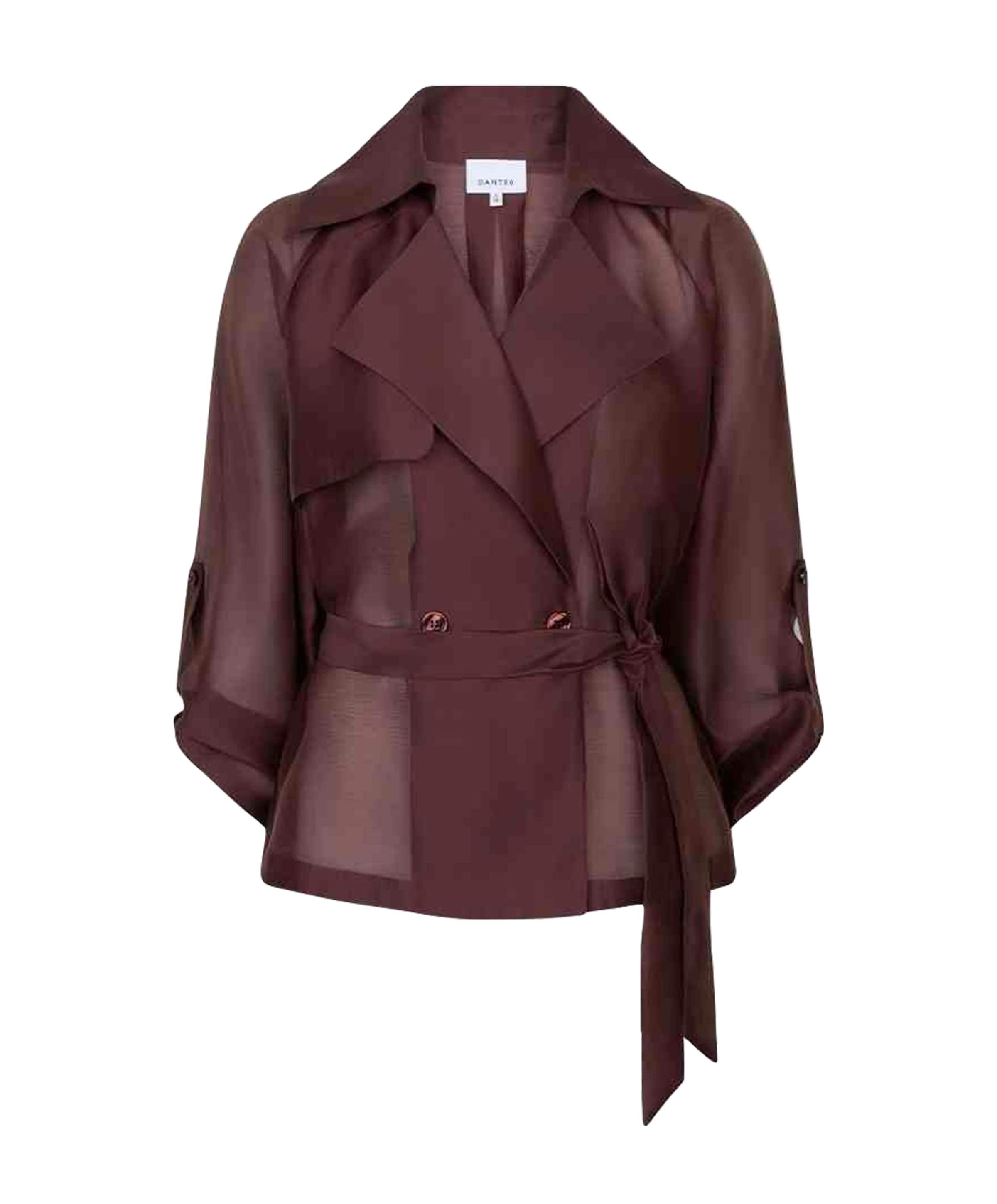 Dames jas bordeaux