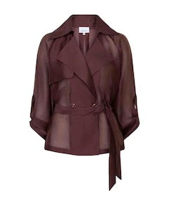 Dames jas bordeaux