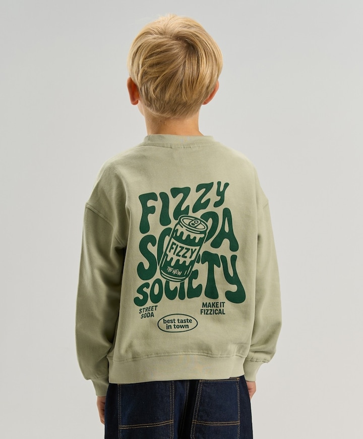 Jongens sweater groen