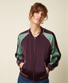Dames jas bordeaux