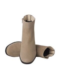 Milano dames enkellaarzen beige