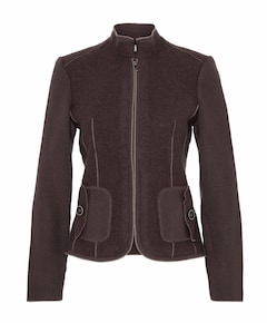 Dames vest bruin