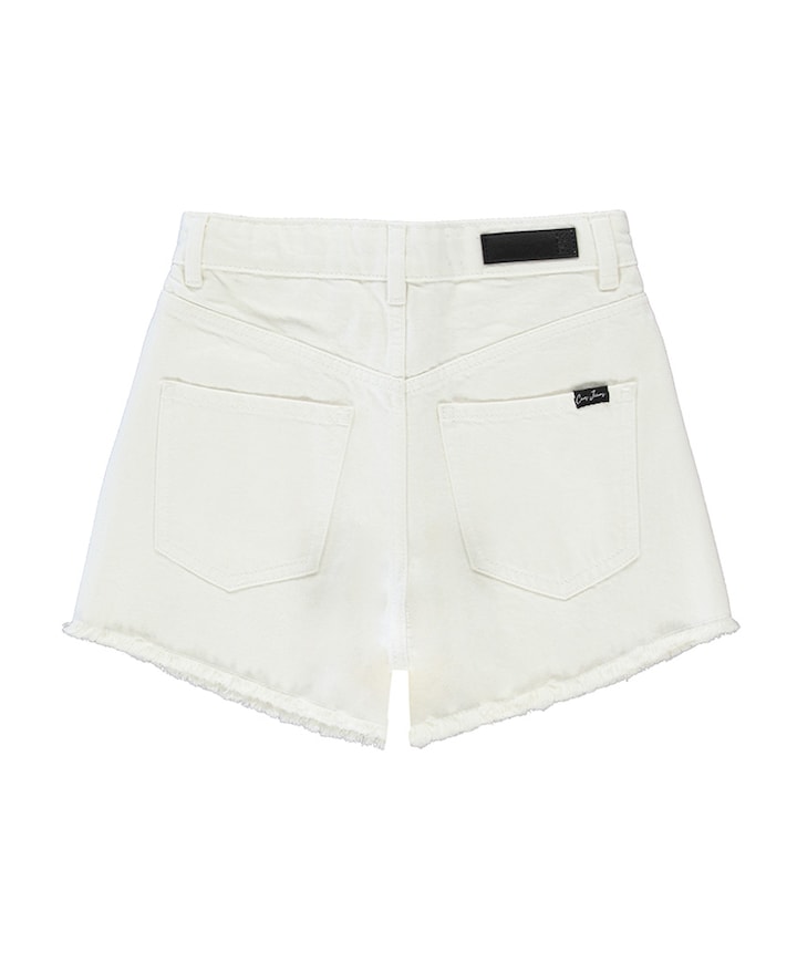 Kids SAAR Short Bleached Use korte broek wit