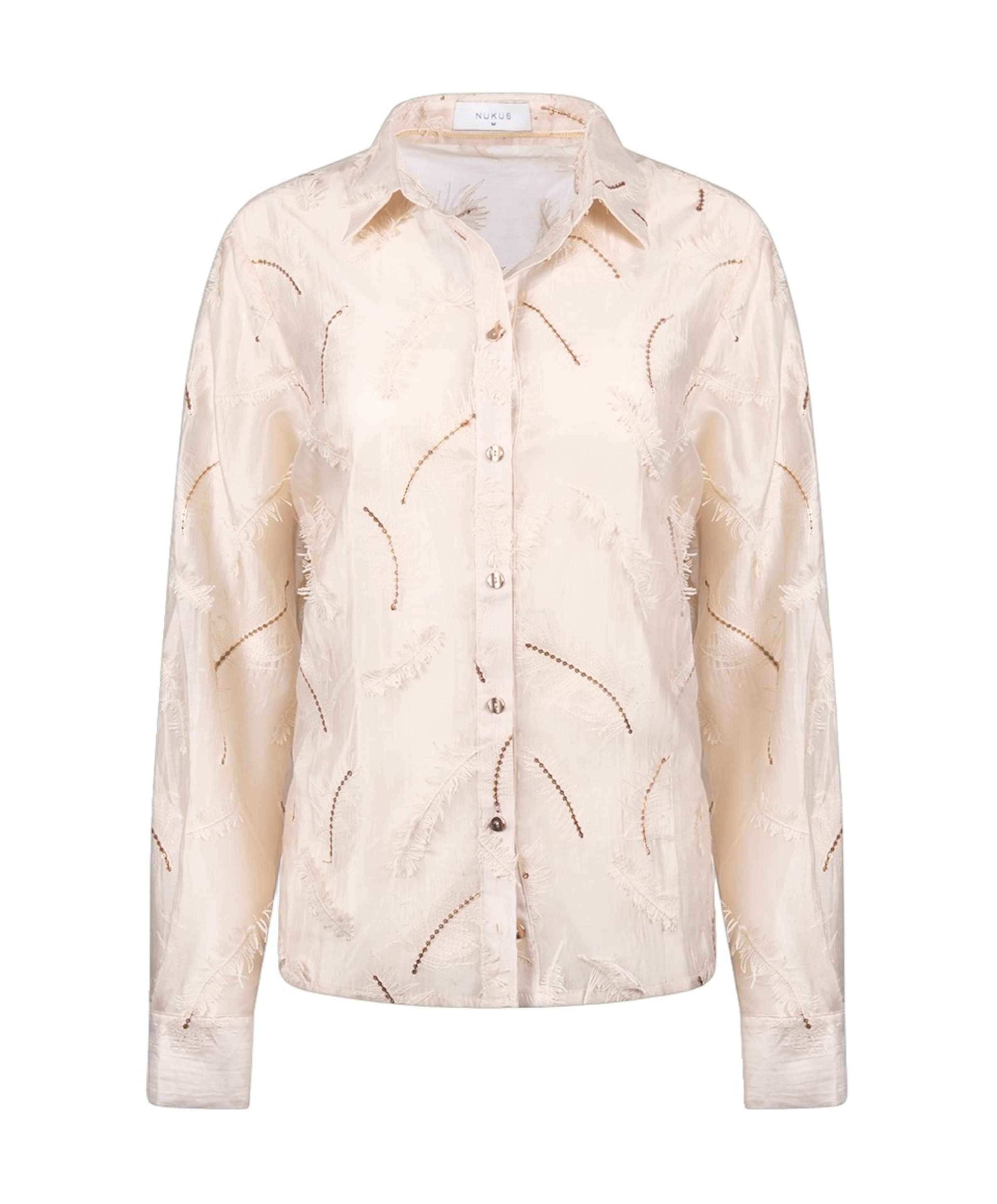 Dames blouse beige