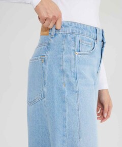 mid waist balloon jeans blauw